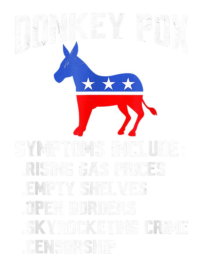 Donkey Pox The Disease Destroying America Funny Anti Biden Ceramic Star Ornament