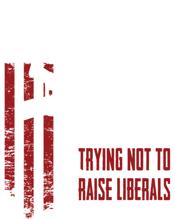 Just A Regular Dad Trying Not To Raise Liberals Funny Gift Gun Rights Gift Tie Dye Hoodie