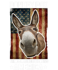 Donkey Pox The Disease Destroying America Funny Dry Zone Grid Polo