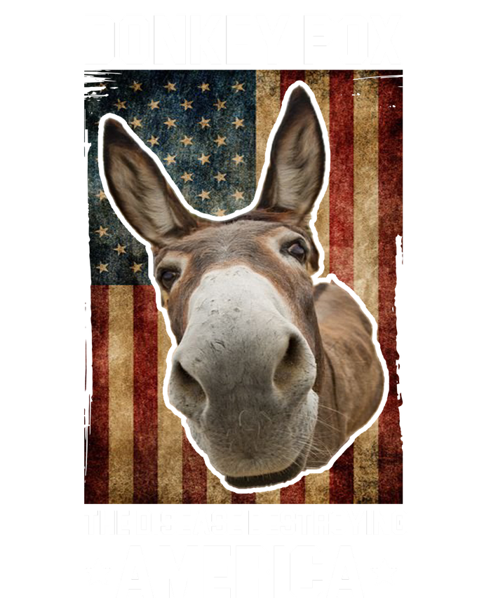 Donkey Pox The Disease Destroying America Funny Dry Zone Grid Polo