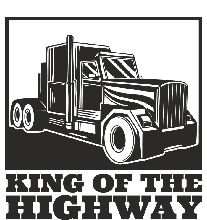 King Of The Highway Trucker Garment-Dyed Sweatshirt