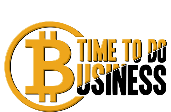 Bitcoin Time To Do Business Button