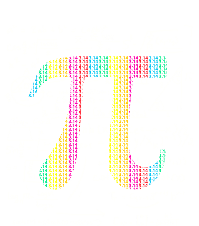 Pi Day 3 14 Pi Symbol With Math Equations Gift For Math Geek Meaningful Gift Women's Tri-Blend 3/4-Sleeve Raglan Shirt