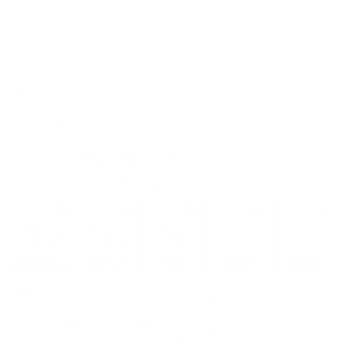 Eat Sleep Research Repeat Funny Science Chemistry Nerd Gift Kids Long Sleeve Shirt