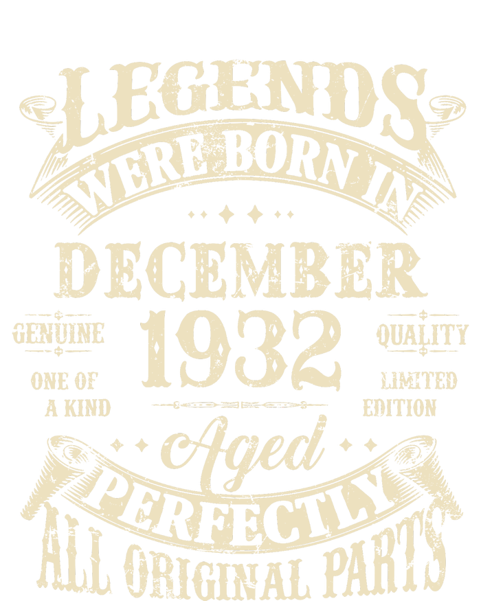 Birthday Gift 1932 Legend December 1932 T-Shirt