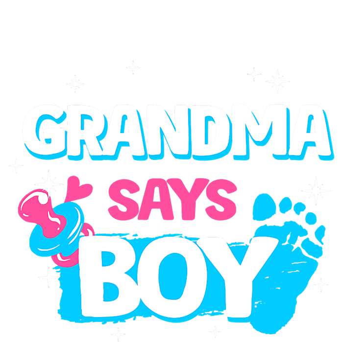 Gender Reveal Party Grandma Says Boy Team Boy Infant Baby Jersey Bodysuit