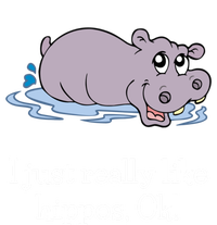 Funny Hippo Gift Just Really Like Hippos Ok! Hippopotamus Cool Gift Button