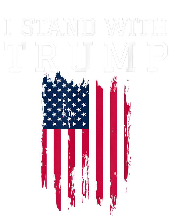 I Stand With Trump Pro Trump Supporter Women's V-Neck T-Shirt