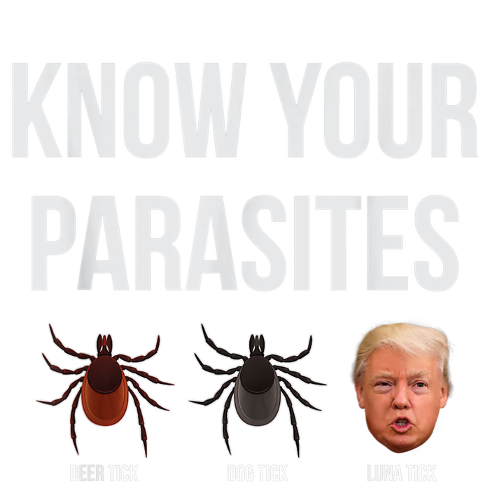 Know Your Parasites Dump President Trump Parasite Lunatic Cooling Performance Crew T-Shirt