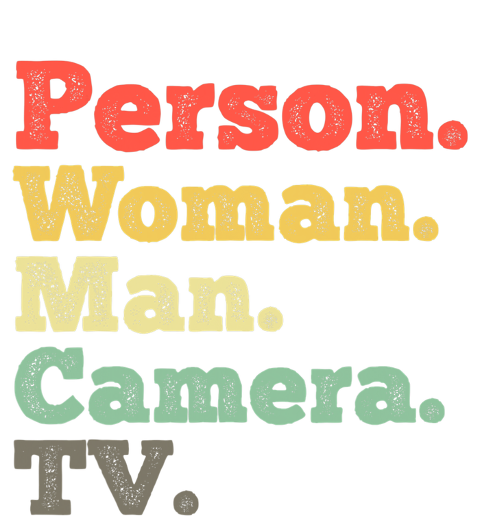 Person Woman Man Camera TV Retro Vintage Tie-Dye Long Sleeve Shirt