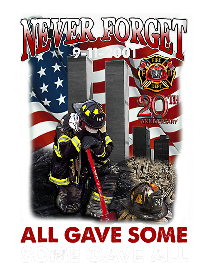 Never Forget 9112001 20th Anniversary Firefighters Gift Long Sleeve Shirt