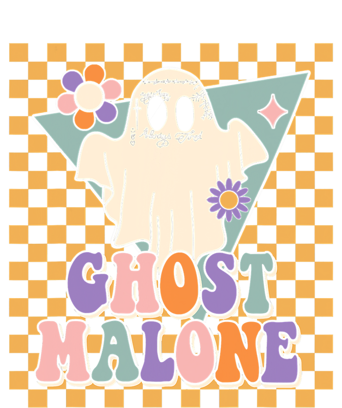 Retro Groovy Ghost Malone Funny Cute For Halloween Costume Premium T-Shirt