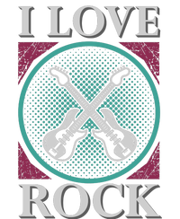 I Love Rock Women's Racerback Tank