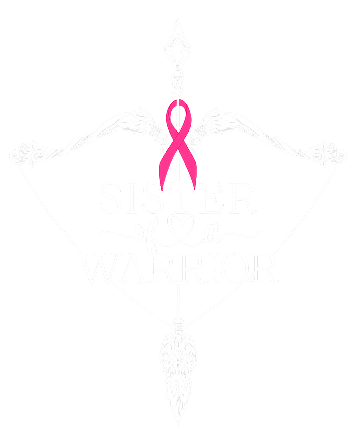 Sister Of A Warrior Breast Cancer Awareness Support Squad Long Sleeve Shirt