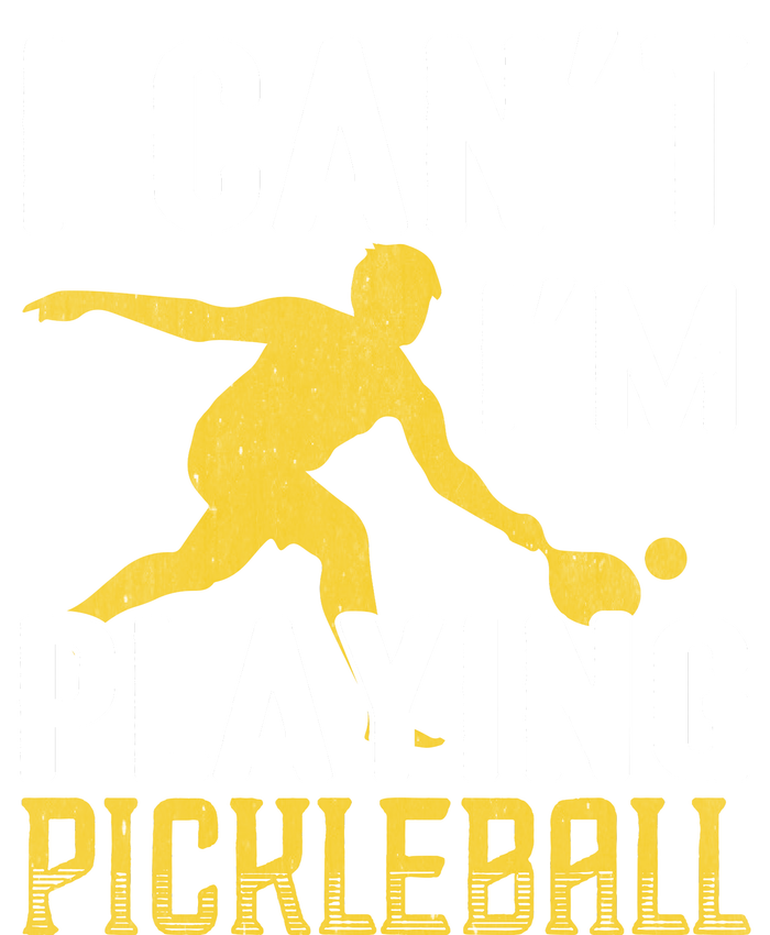 I Can't I'm Playing Pickleball Paddle Toddler Sweatshirt