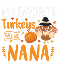 My Favorite Turkeys Call Me Nana Grandma Thanksgiving Ladies Essential Tank