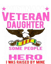 Proud Vietnam Veteran Daughter Gift Cool Gift I Was Raised By Mine Gift Women's V-Neck T-Shirt