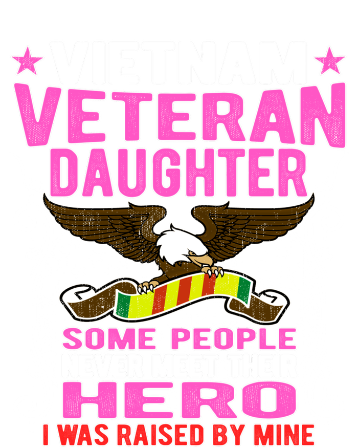 Proud Vietnam Veteran Daughter Gift Cool Gift I Was Raised By Mine Gift Women's V-Neck T-Shirt