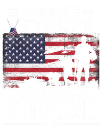 My Favorite Veteran Is My Stepdad Cool Gift Flag Father Veterans Day Cute Gift Ladies Essential Tank