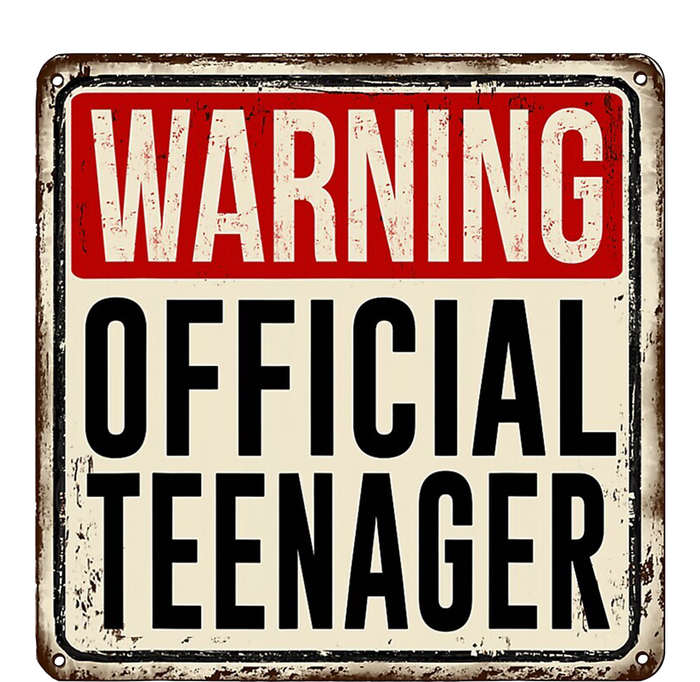 Warning Officially A Teenager Tall T-Shirt