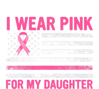 Support I Wear Pink For My Daughter Breast Cancer Awareness Kids Tie-Dye T-Shirt