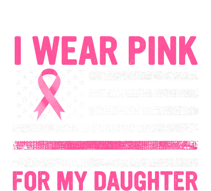 Support I Wear Pink For My Daughter Breast Cancer Awareness Kids Tie-Dye T-Shirt