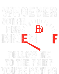 Anti President Joe Biden Owes Republican Gas Money Women's Racerback Cropped Tank