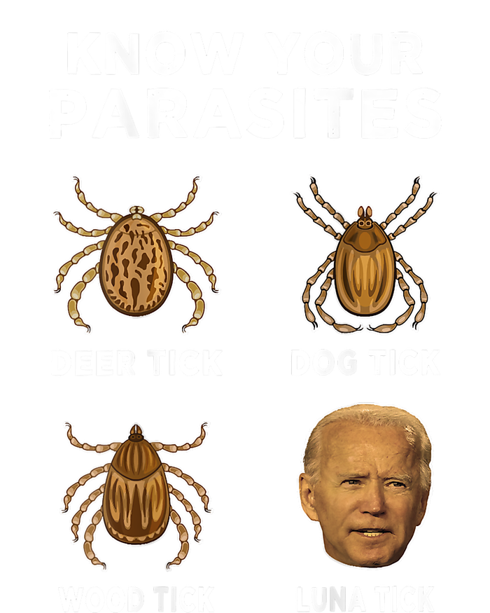 Know Your Parasites Funny Anti Joe Biden T-Shirt