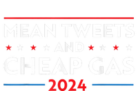 Mean Tweets And Cheap Gas Funny 2024 Pro Trump Snapback Five-Panel Rope Hat