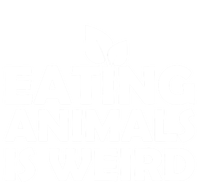 Eating Animals Is Weird Gift Vegan Vegetarian Support Premium T-Shirt