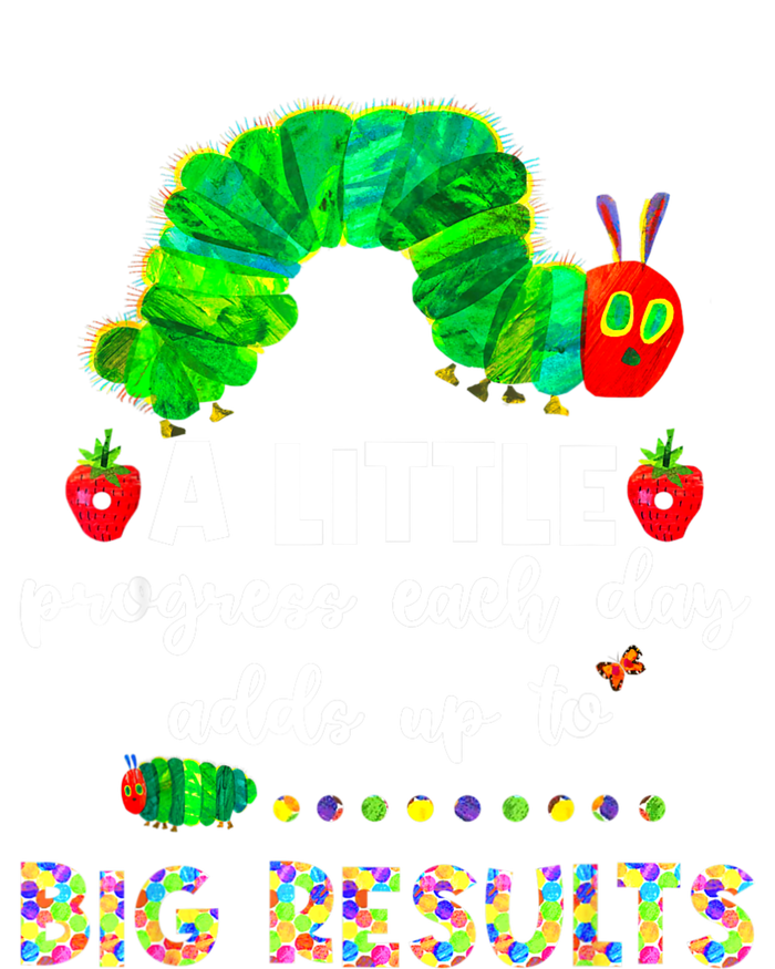 A Little Progress Each Day Hungry Caterpillar Back To School Full-Length Apron With Pockets