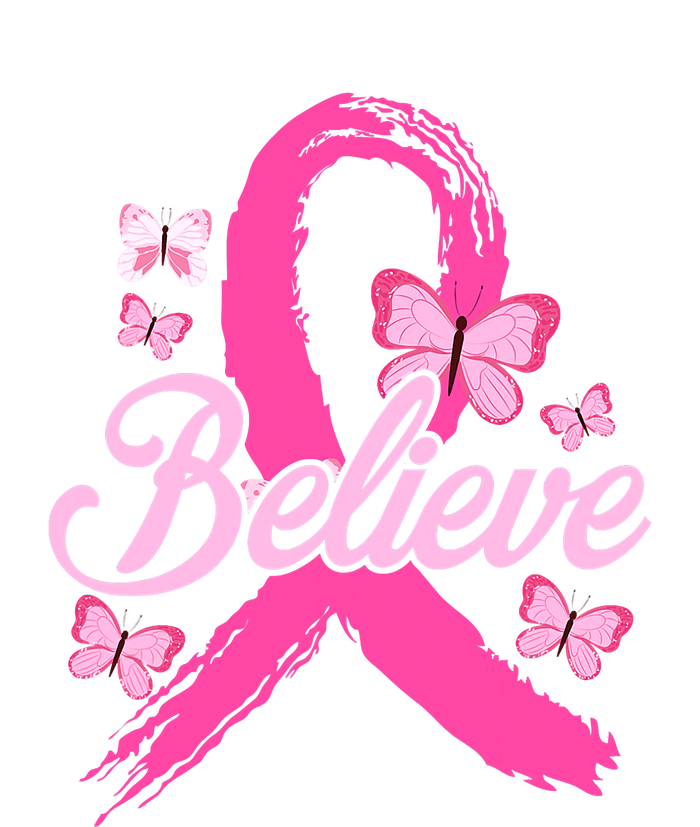 Believe Breast Cancer Awareness Month Breast Cancer Ladies Essential Tank