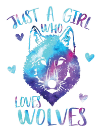 Just A Girl Who Loves Wolves Watercolor Cute Wolf Lover Cool Comfort Performance Bucket Hat