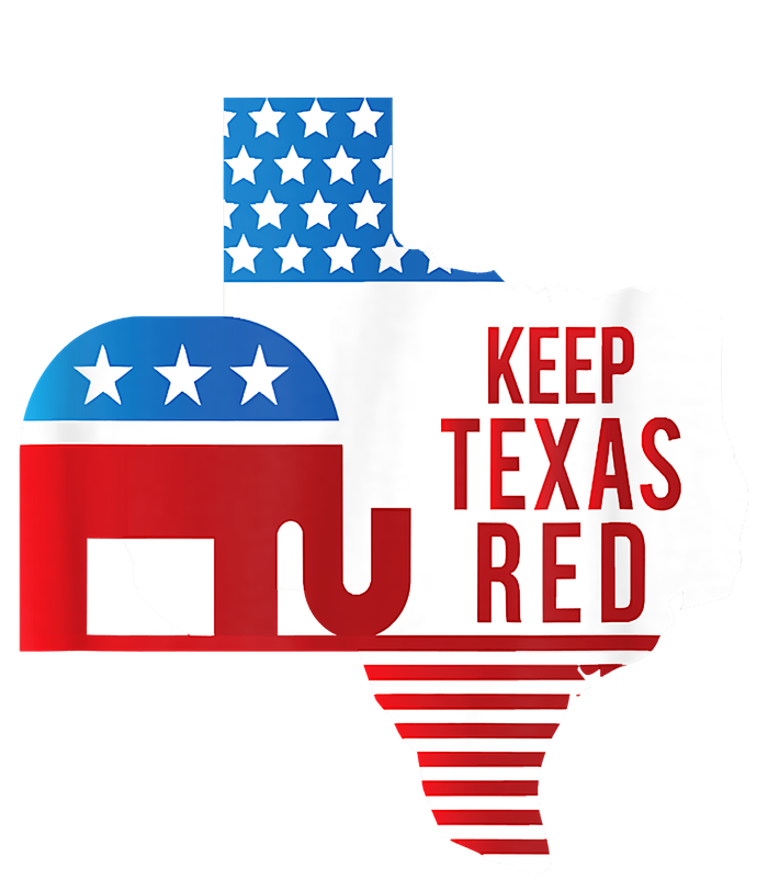 Keep Texas Red 2024 Election Republicans Vote Women's Tri-Blend 3/4-Sleeve Raglan Shirt