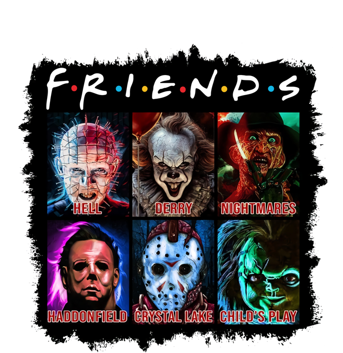 Horror Movie Character Halloween Friends Horror Fan Gift Kids Long Sleeve Shirt