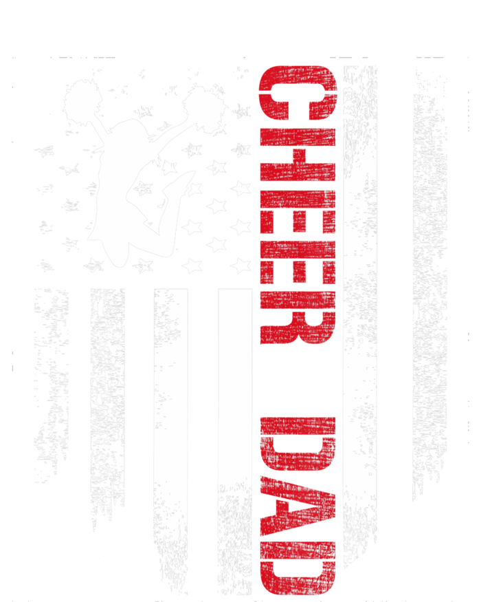 Cheer Dad Vintage American Flag Magnet