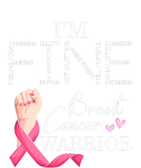 Funny I'm Fine Breast Cancer Warrior Pink Breast Cancer Hoodie