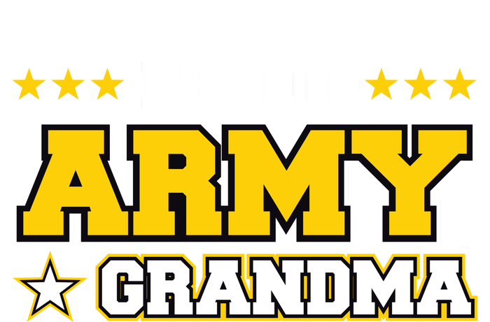 Proud Army Grandma Gift Us Military Grandma Family Striped Beanie with Solid Band