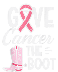 Give Breast Cancer The Boot Pink Ribbon Awareness Women Tie-Dye T-Shirt