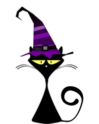 Original Cat With Wizard Hat Halloween Costume Gift T-Shirt