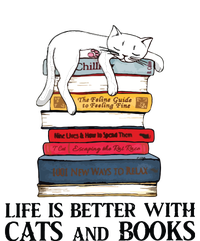 Life Is Better With Cats And Books Cat Book Kids Colorblock Raglan Jersey