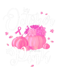 Breast Cancer Cute In October We Wear Pink Awareness Long Kids Hoodie