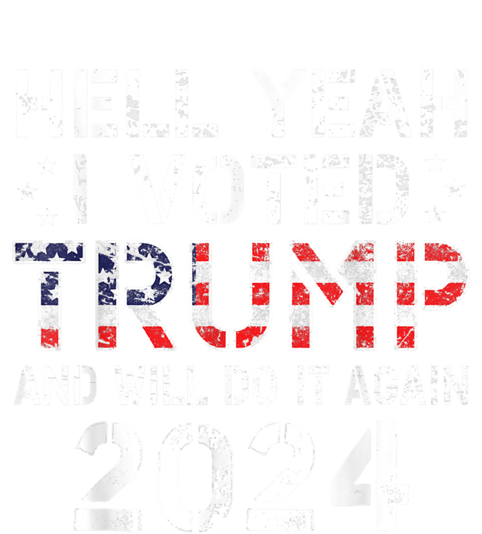 Trump 2024 I Voted Trump Flag Tee Maga Usa Flag Trump 2024 Tie-Dye Long Sleeve Shirt