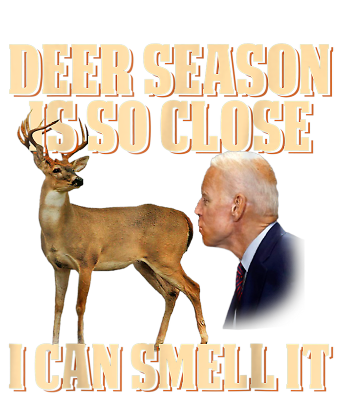 Funny Joe Biden Deer Season Is So Close I Can Smell It Tie-Dye T-Shirt