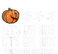 Lets Eat Punctuation Saves Lives Lazy Halloween Costume Women's Perfect Tri Tunic Long Sleeve Shirt