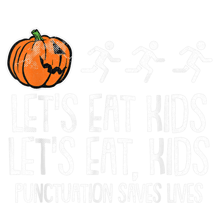 Lets Eat Punctuation Saves Lives Lazy Halloween Costume Women's Perfect Tri Tunic Long Sleeve Shirt