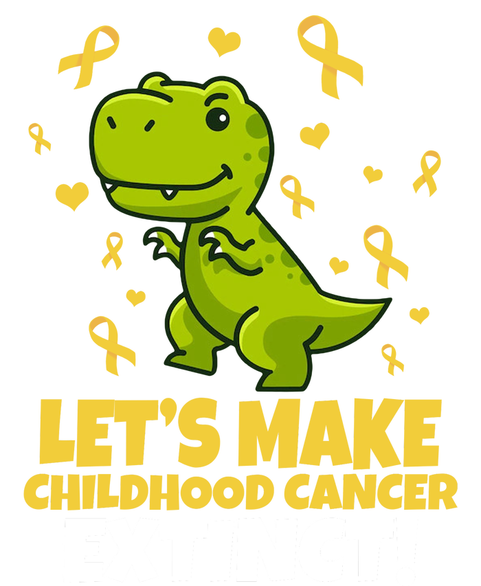 Let's Make Childhood Cancer Extinct Trex Tank Top