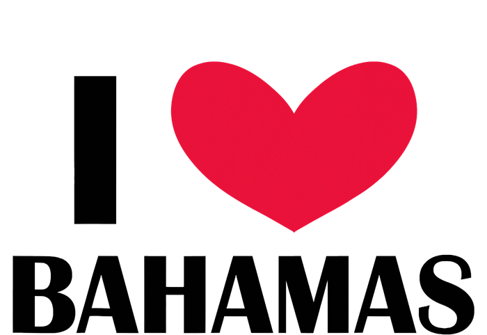 I Love Bahamas Funny Red Heart Love Bahamas T-Shirt