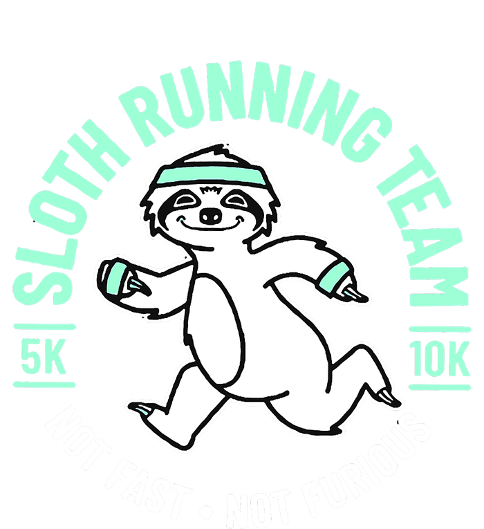 Sloth Running Team Not Fast Not Furious Short Acrylic Beanie