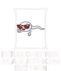 Picture Of My First Marathon That I Won Funny Sperm Tie-Dye T-Shirt